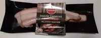 Mängden socker i Bacon tranché