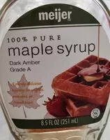 Mängden socker i 100% Pure Maple Syrup