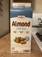 Mängden socker i Vanilla almondmilk, vanilla