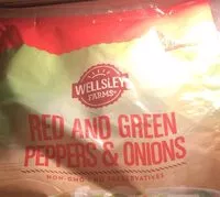 Mängden socker i Red and green peppers & onions