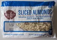 Mängden socker i Sliced Almonds