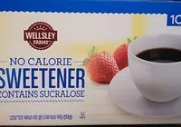Mängden socker i No calorie sweetener