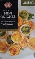 Mängden socker i Assorted Mini Quiches