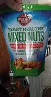 Mängden socker i Heart healthy peanuts, almonds, pistachios, pecans, walnuts & hazelnuts mixed nuts, mixed nuts