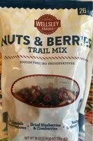Mängden socker i Nuts & Berries trail mix