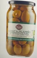Mängden socker i Garlic & jalapeno stuffed olives