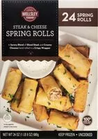 Mängden socker i Steak & Cheese Spring Rolls