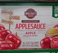 Mängden socker i Wellsely applesauce