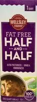 Mängden socker i Half and Half Fat Free