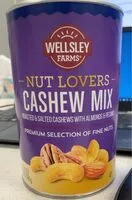 Mängden socker i Nut lovers cashew mix