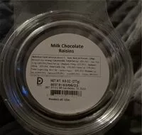 Mängden socker i Milk Chocolate Raisins