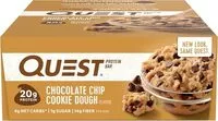 Mängden socker i Chocolate chip cookie dough protein bars