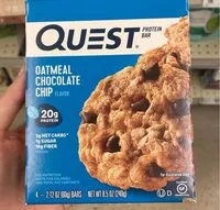 Mängden socker i Oatmeal chocolate chip protein bar