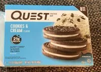 Mängden socker i Quest Cookies & Cream Protein Bar