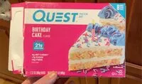 Mängden socker i Quest birthday cake protien bar