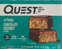 Mängden socker i Crispy Chocolate Coocnut Hero Protein Bar