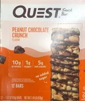 Mängden socker i Peanut Chocolate Crunch