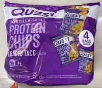 Mängden socker i Quest chips