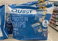 Mängden socker i Tortilla style protein chips ranch