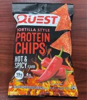 Mängden socker i Tortilla style Protein chips Hot & Spicy