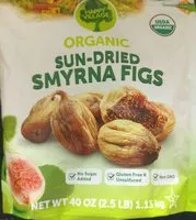Mängden socker i Happy Village Organic Sun-dried Calimyrna Figs