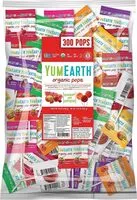 Mängden socker i Organic lollipops