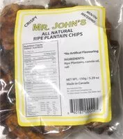 Mängden socker i Plantain chips