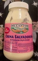 Mängden socker i Crema Salvadoreña Salvadoran style sour cream