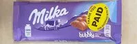 Mängden socker i Milka Bubbly Alpine Milk