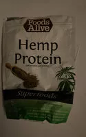 Mängden socker i Food Alive, Raw Hemp Protein Powder