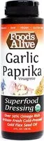 Mängden socker i Garlic Paprika Vinaigrette