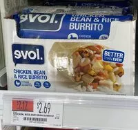 Mängden socker i Chicken, Bean & Rice Burrito