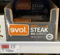 Mängden socker i Spicy steak burrito