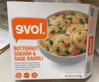 Mängden socker i Butternut sqaush & sage ravioli