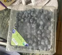 Mängden socker i Organic blueberries