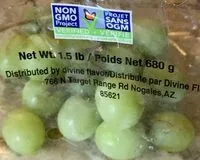 Mängden socker i Grapes