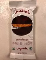 Mängden socker i Justins dark chocolate peanut butter cups