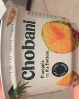 Mängden socker i Low-fat greek yogurt with pineapple on the bottom, pineapple