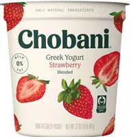 Mängden socker i Strawberry Blended Nonfat Greek Yogurt