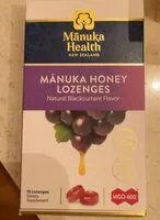 Mängden socker i Manuka honey lozenges