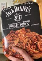 Mängden socker i Seasoned & fully cooked pulled pork with jack daniel's tennessee whiskey bbq sauce