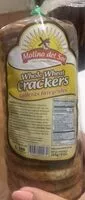Mängden socker i Whole wheat crackers