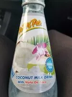 Mängden socker i Coconut milk drink with nata de coco