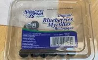 Mängden socker i Organic Blueberries