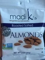 Mängden socker i Roasted Salted Alomnds
