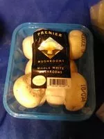 Mängden socker i Whole white mushrooms