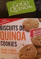 Mängden socker i Biscuit de quinoa cookies orange et mangue