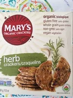 Mängden socker i Organic Herb Crackers