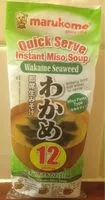Mängden socker i Marukome Miso Soup Wakame Seaweed, Instant