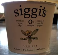 Mängden socker i Vanilla Icelandic Skyr